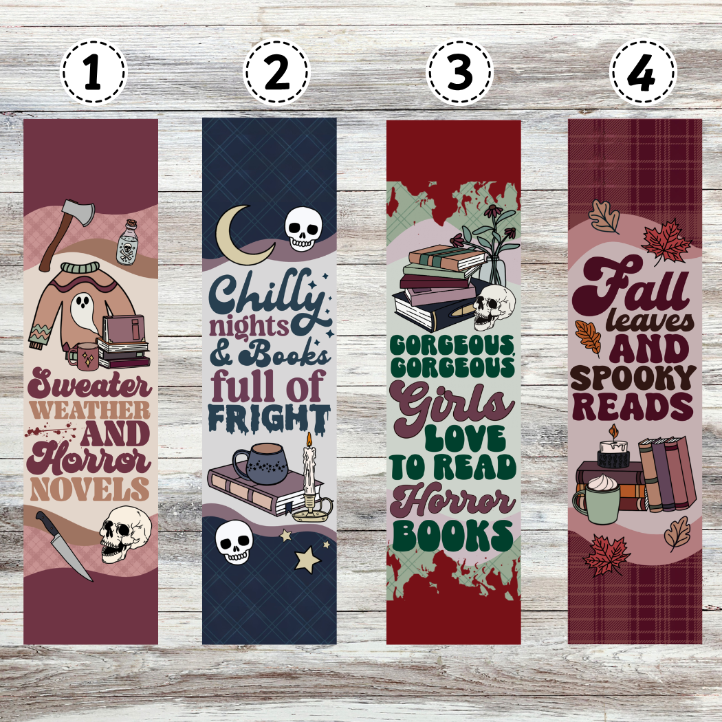 Horror Reader Metal Bookmarks