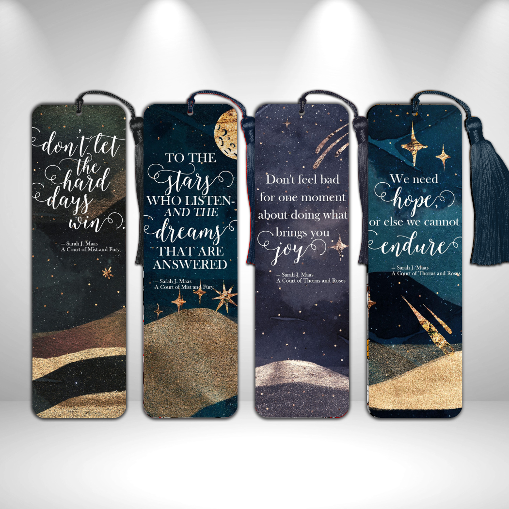 ACOTAR Quotes Metal Bookmarks