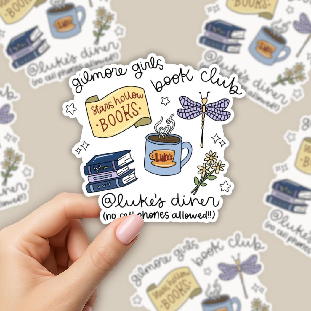 Gilmore Girls Book Club Sticker