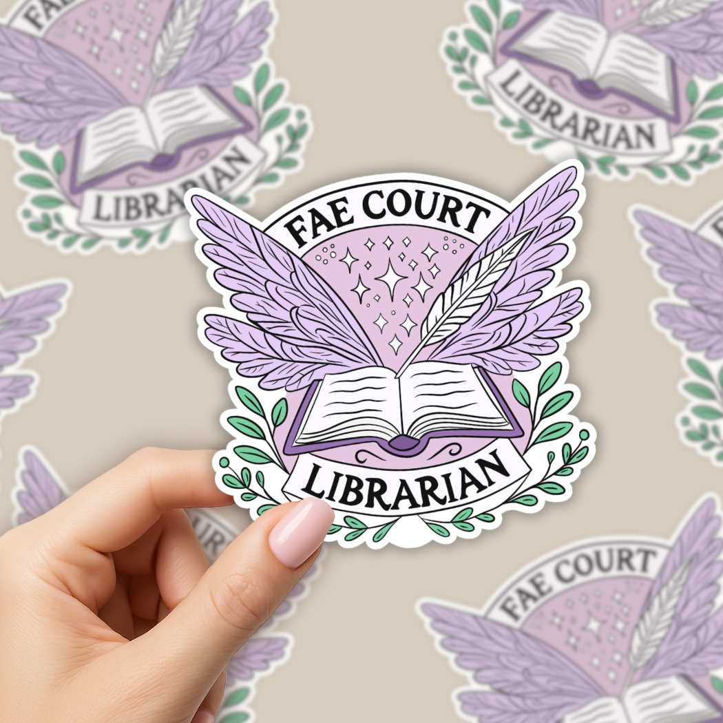 Fae Court Librarian Sticker