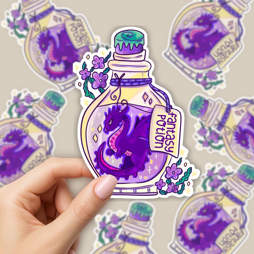 Fantasy Potion Bottle Sticker