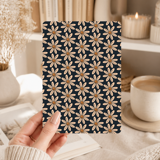 Jack-O-Lantern Daisies Kindle Insert