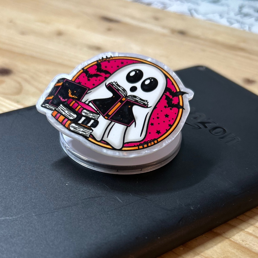 Bookish Ghost - Magnetic Grip for E-Readers and Phones
