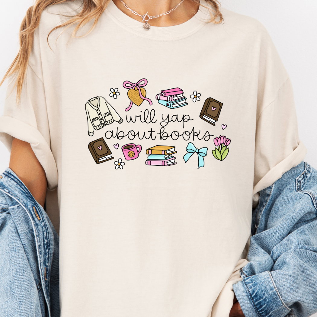 Will Yap About Books T-Shirt