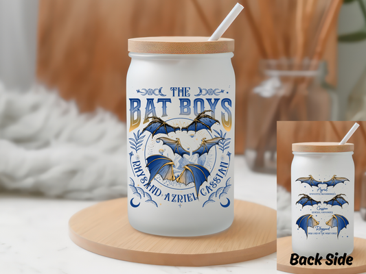 The Bat Boys 16oz Glass Can