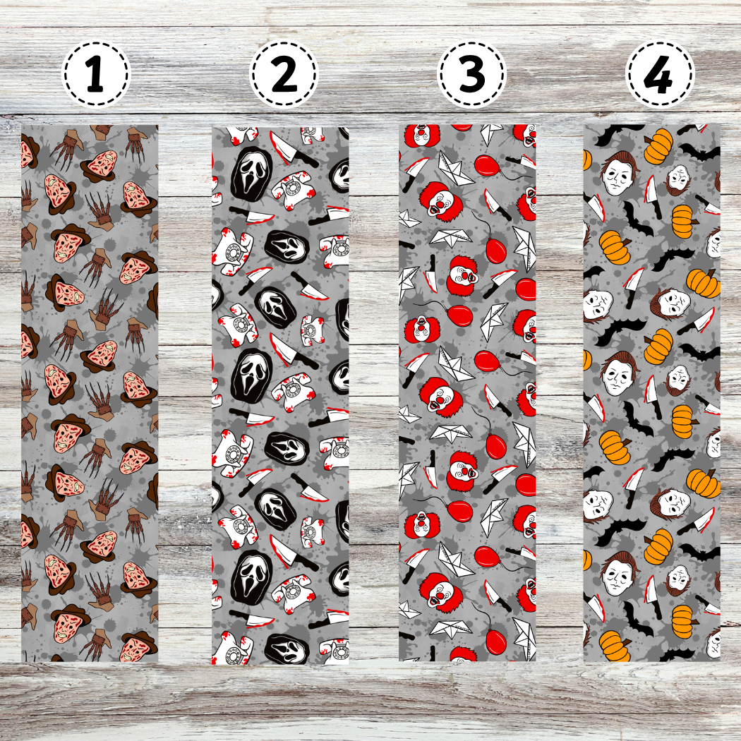 Horror Movies Metal Bookmarks