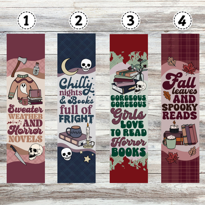 Horror Reader Metal Bookmarks