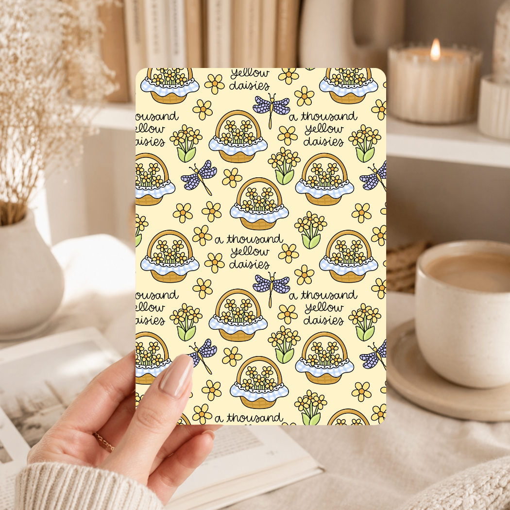 A Thousand Yellow Daisies Kindle Insert
