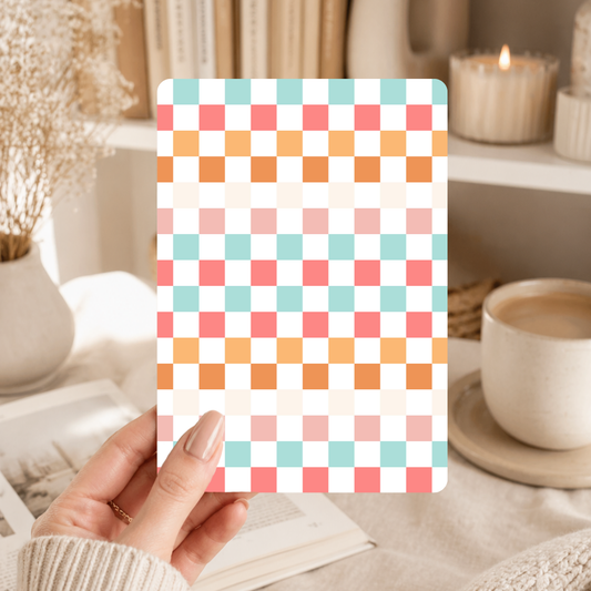 Plaid Kindle Insert