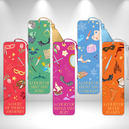 ACOTAR Icons Metal Bookmarks