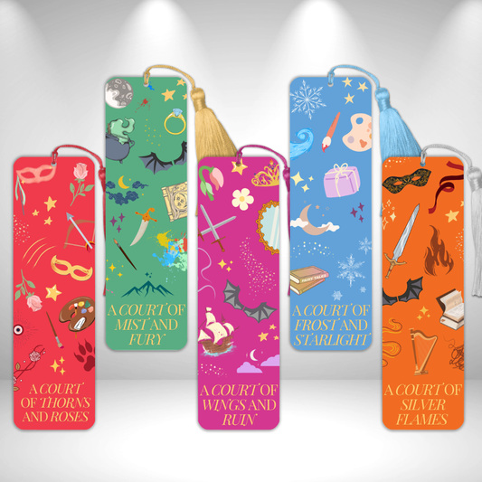 ACOTAR Icons Metal Bookmarks