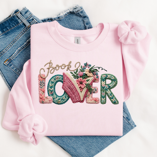 Book Lover Sweatshirt - Pink (PRE-ORDER)