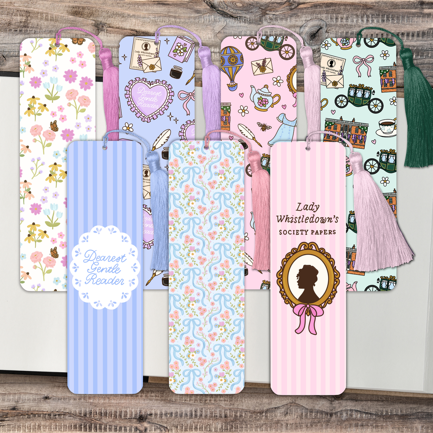 Bridgerton Inspired Metal Bookmark