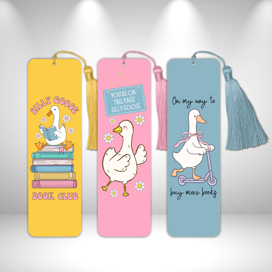 Silly Goose Metal Bookmarks