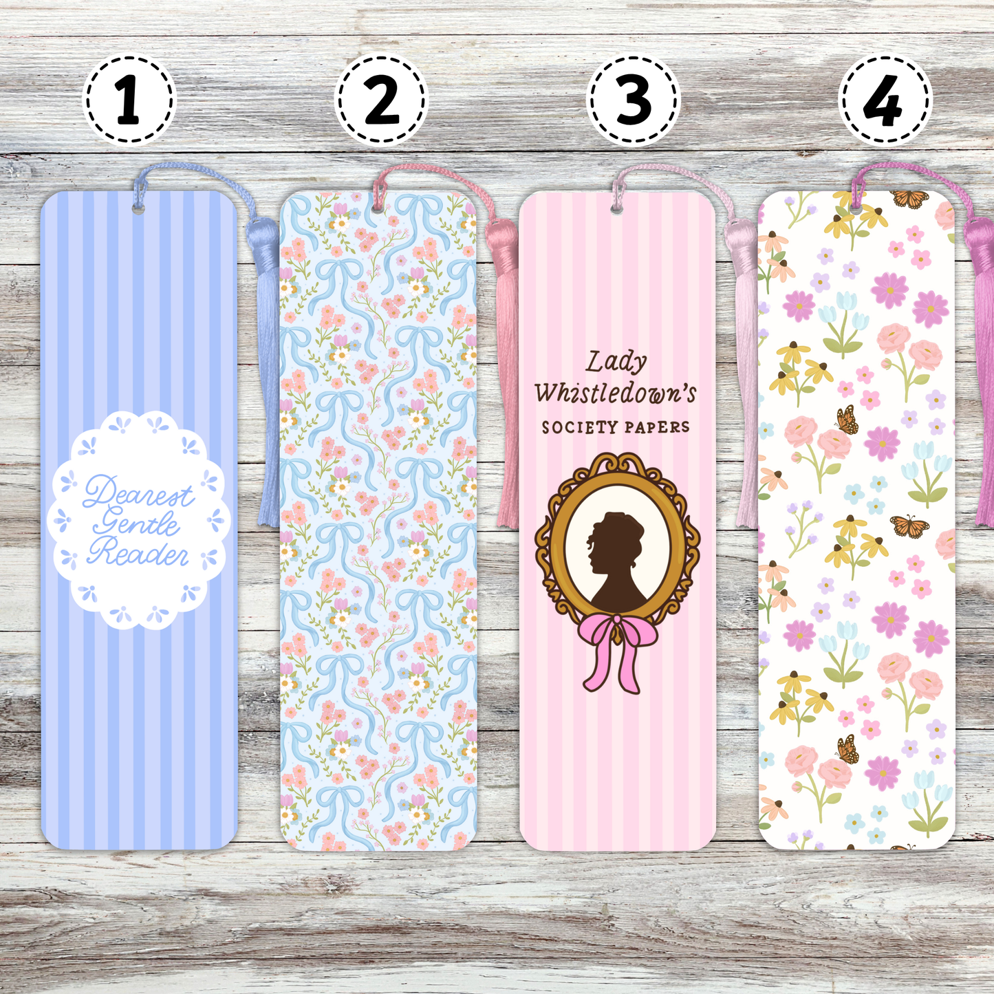 Bridgerton Inspired Metal Bookmark