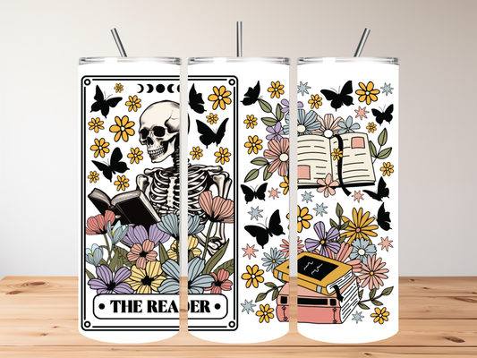 The Reader 20oz Skinny Tumbler