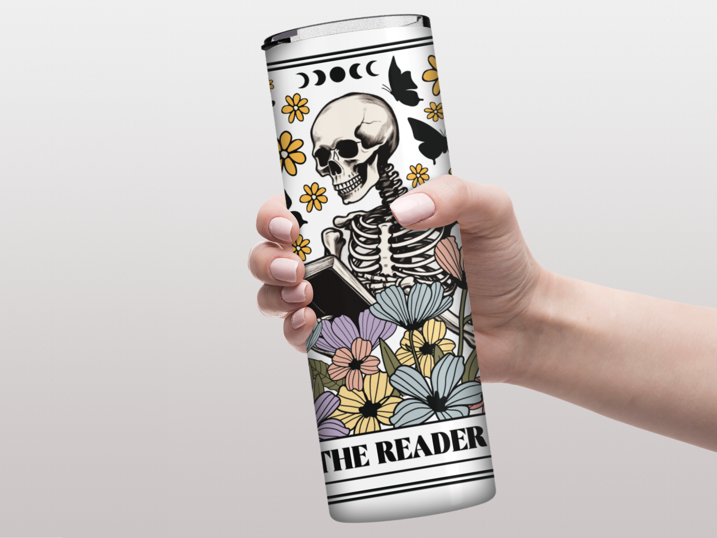 The Reader 20oz Skinny Tumbler