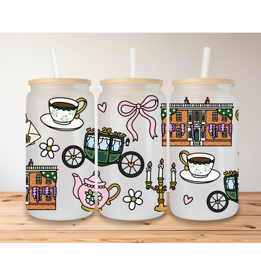 Regency - Bridgerton Inspired 16oz Glass Can