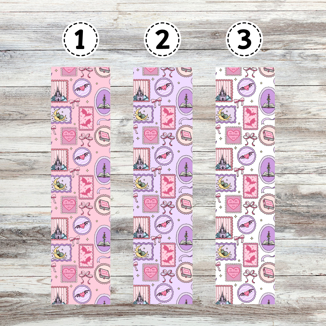 Fantasy Stamps Metal Bookmarks