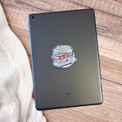 In a Toxic Relationship with my TBR - Magnetic Grip for E-Readers and Phones