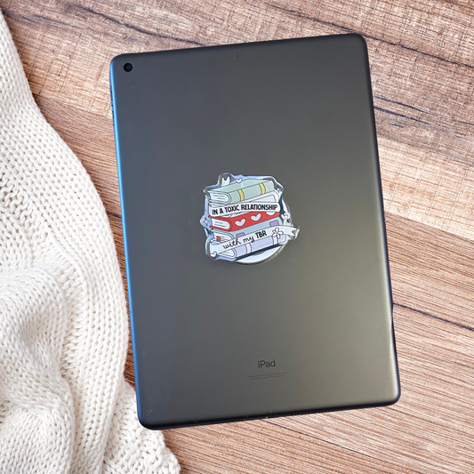 In a Toxic Relationship with my TBR - Magnetic Grip for E-Readers and Phones