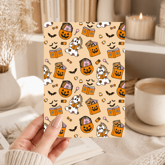 Bookish Halloween Kindle Insert
