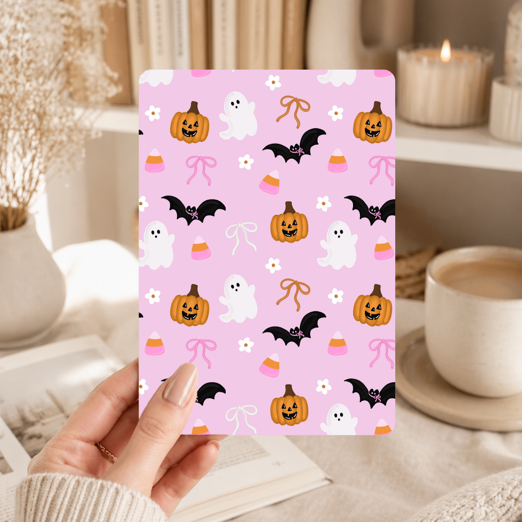 Pink Halloween Kindle Insert