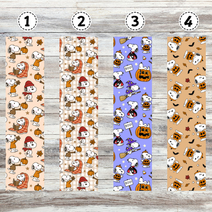 Snoopy Fall / Halloween Metal Bookmarks