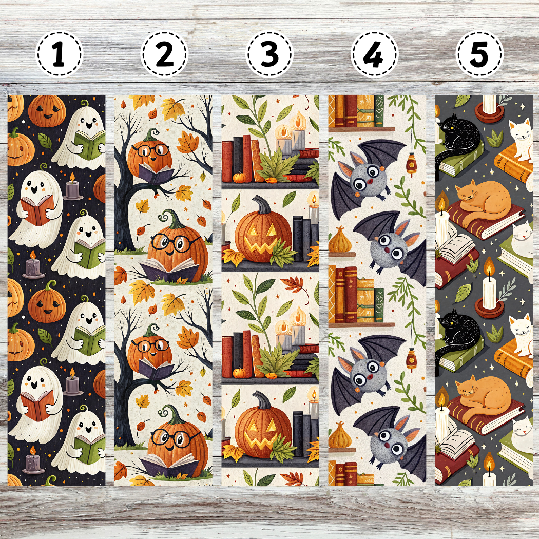 Halloween Metal Bookmarks