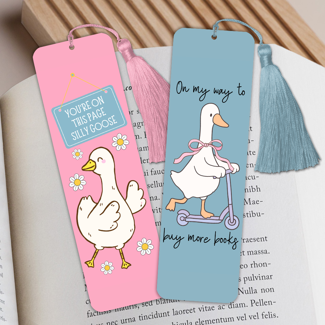 Silly Goose Metal Bookmarks