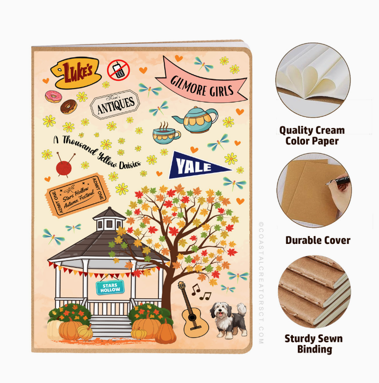 Gilmore Girls Journal with Magnetic Bookmark