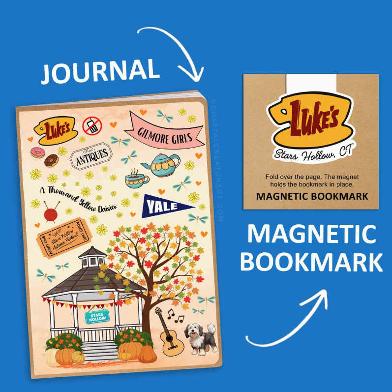 Gilmore Girls Journal with Magnetic Bookmark