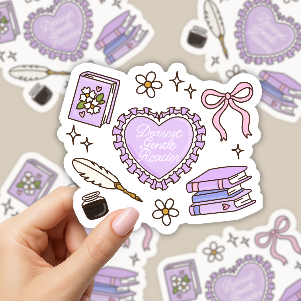 Dearest Gentle Reader Sticker