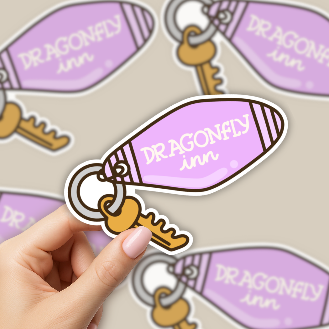 Dragonfly Inn Key Sticker