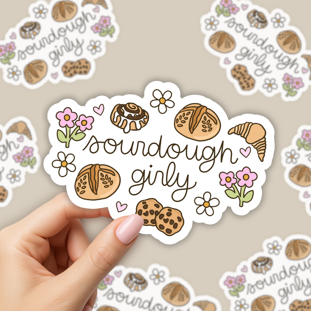 Sourdough Girly Sticker