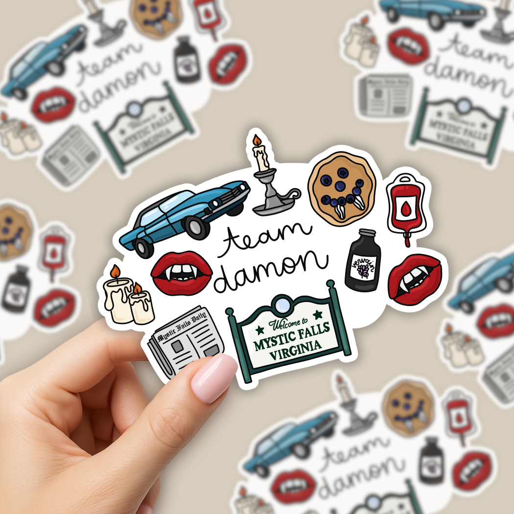 Team Damon Sticker