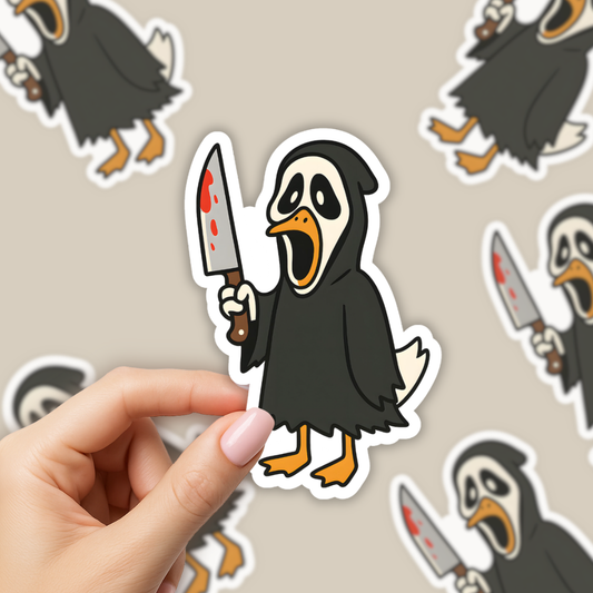 Horror Goose Sticker