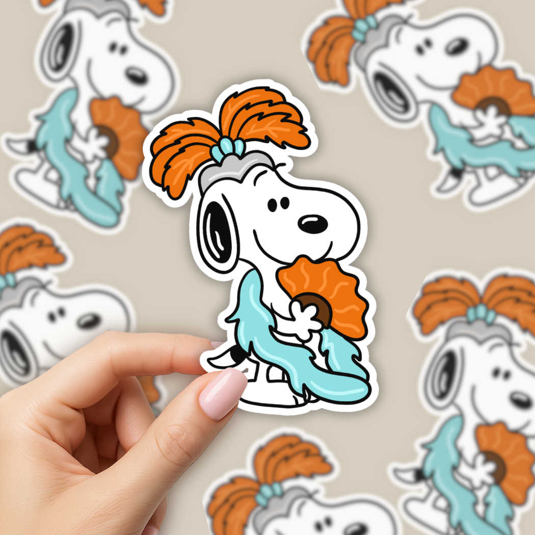 Snoopy Showgirl Sticker