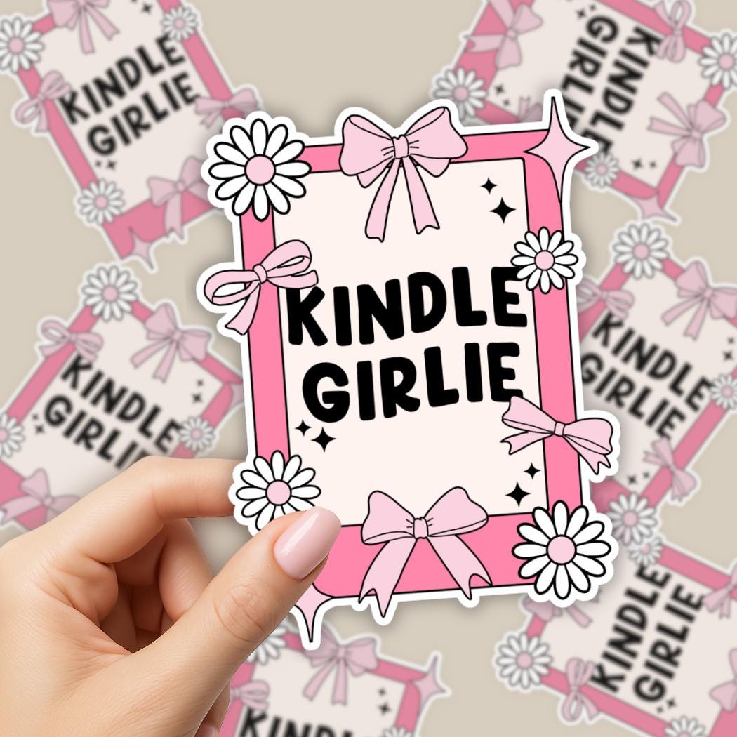 Kindle Girly Sticker