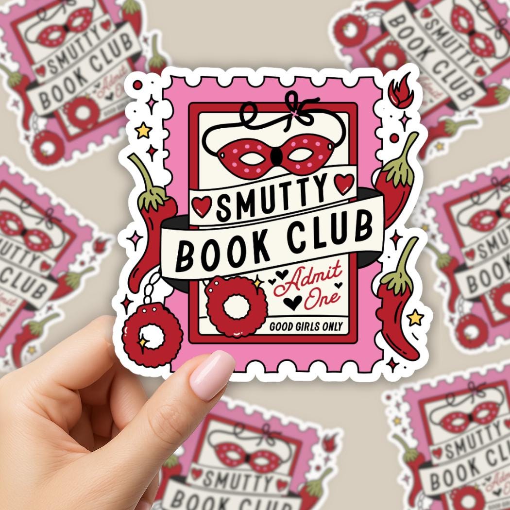Smutty Book Club Sticker