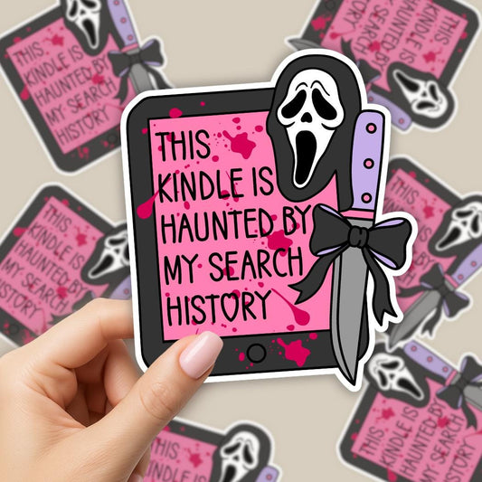 Haunted Kindle Sticker